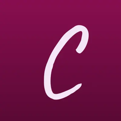 Caramella, магазин кондитерских изделий, лого-визитка