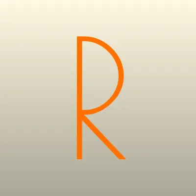 RED, служба доставки, лого-визитка