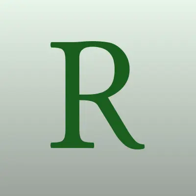 Roza Luxe, цветочная студия, лого-визитка